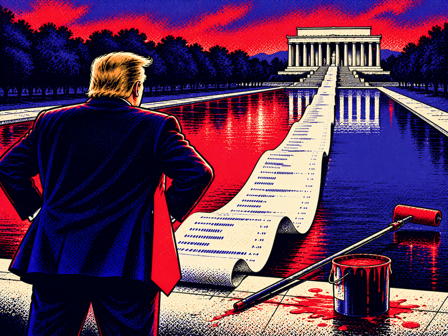 The reflecting pool paint job
