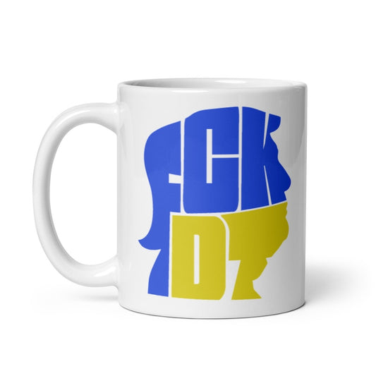 White glossy Mug - Slava Ukraini