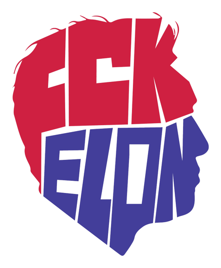 FCK ELON die-cut sticker